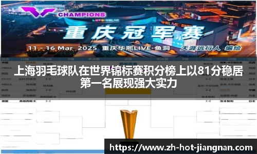 上海羽毛球队在世界锦标赛积分榜上以81分稳居第一名展现强大实力